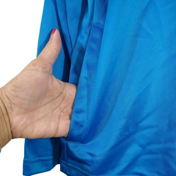 And1 Athletic Full Zip Jacket Track Basketball Men Size S Blue Gray Long Sleeve - Picture 3 of 9